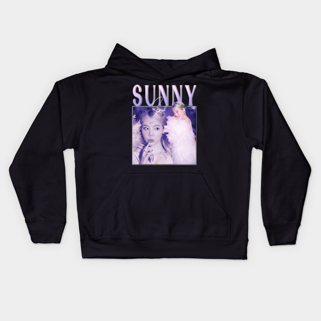 SNSD SUNNY BOOTLEG Kids Hoodie by Vinsgraphic 